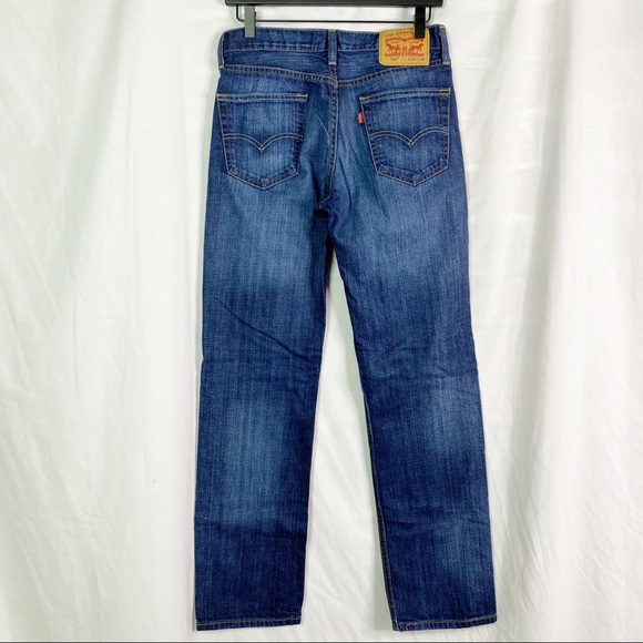 Levi’s 514 Straight Fit Jeans Dark Wash 29/32 - Picture 3 of 6